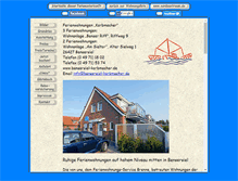 Tablet Screenshot of bensersiel-korbmacher.de
